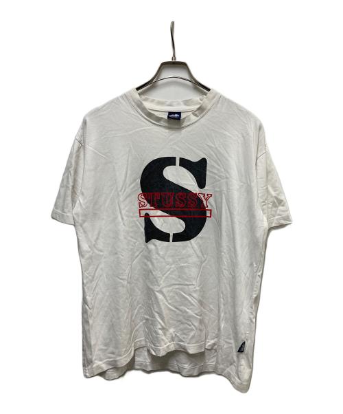 stussy（ステューシー）stussy (ステューシー) プリントTシャツ ホワイト サイズ:Mの古着・服飾アイテム