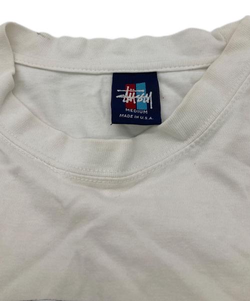 stussy（ステューシー）stussy (ステューシー) プリントTシャツ ホワイト サイズ:Mの古着・服飾アイテム