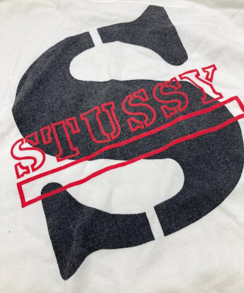 stussy（ステューシー）stussy (ステューシー) プリントTシャツ ホワイト サイズ:Mの古着・服飾アイテム