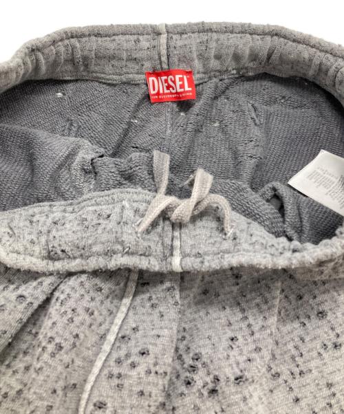 DIESEL（ディーゼル）DIESEL (ディーゼル) P-LEOダメージスウェットパンツ グレー サイズ:Lの古着・服飾アイテム