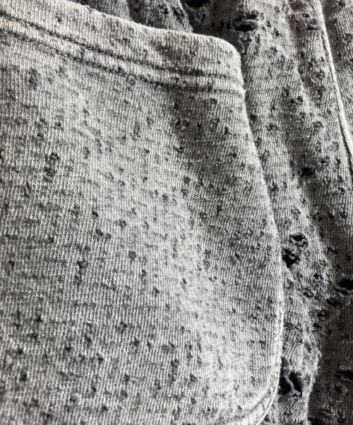 DIESEL（ディーゼル）DIESEL (ディーゼル) P-LEOダメージスウェットパンツ グレー サイズ:Lの古着・服飾アイテム