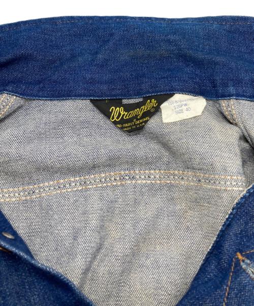Wrangler（ラングラー）Wrangler (ラングラー) デニムジャケット インディゴ サイズ:40の古着・服飾アイテム