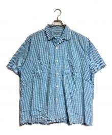 COMME des GARCONS HOMME（コムデギャルソン オム）の古着「ギンガムチェックS/Sシャツ/Gingham Check Shirt」｜ブルー