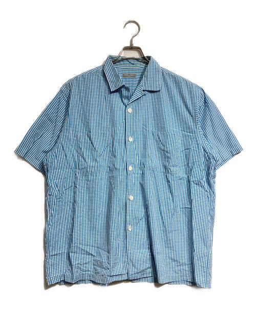 COMME des GARCONS HOMME（コムデギャルソン オム）COMME des GARCONS HOMME (コムデギャルソン オム) ギンガムチェックS/Sシャツ/Gingham Check Shirt ブルー サイズ:不明の古着・服飾アイテム