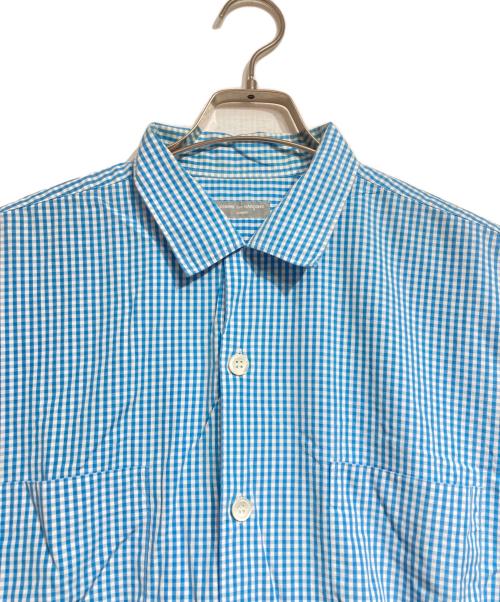COMME des GARCONS HOMME（コムデギャルソン オム）COMME des GARCONS HOMME (コムデギャルソン オム) ギンガムチェックS/Sシャツ/Gingham Check Shirt ブルー サイズ:不明の古着・服飾アイテム