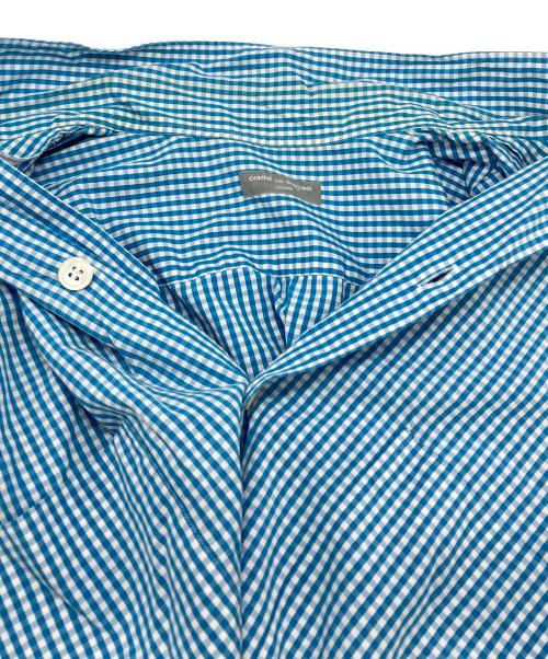 COMME des GARCONS HOMME（コムデギャルソン オム）COMME des GARCONS HOMME (コムデギャルソン オム) ギンガムチェックS/Sシャツ/Gingham Check Shirt ブルー サイズ:不明の古着・服飾アイテム