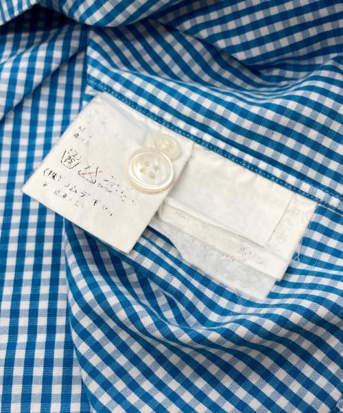 COMME des GARCONS HOMME（コムデギャルソン オム）COMME des GARCONS HOMME (コムデギャルソン オム) ギンガムチェックS/Sシャツ/Gingham Check Shirt ブルー サイズ:不明の古着・服飾アイテム
