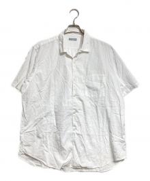 COMME des GARCONS HOMME（コムデギャルソン オム）の古着「オープンカラーS/Sシャツ/open collar shirt」｜ホワイト