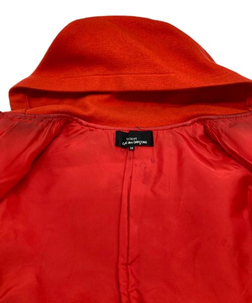 tricot COMME des GARCONS（トリココムデギャルソン）tricot COMME des GARCONS (トリココムデギャルソン) ダッフルコート レッド サイズ:Mの古着・服飾アイテム
