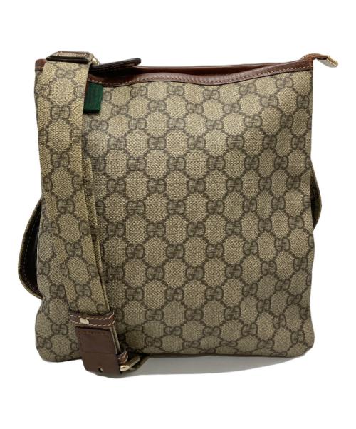 GUCCI（グッチ）GUCCI (グッチ) GGスプリームショルダーバッグ ベージュの古着・服飾アイテム