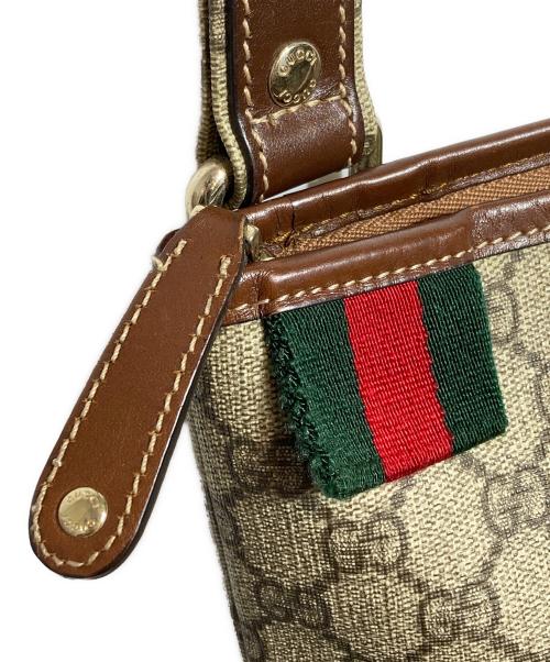 GUCCI（グッチ）GUCCI (グッチ) GGスプリームショルダーバッグ ベージュの古着・服飾アイテム