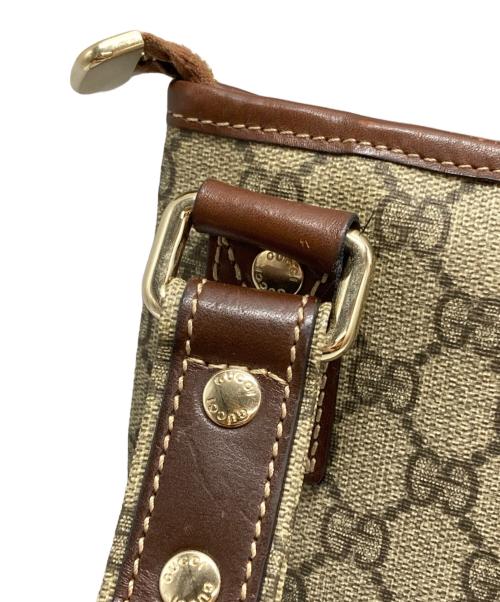 GUCCI（グッチ）GUCCI (グッチ) GGスプリームショルダーバッグ ベージュの古着・服飾アイテム