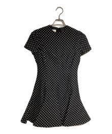 VALENTINO（ヴァレンティノ）の古着「ドットワンピース/Dot one-piece」｜ブラック