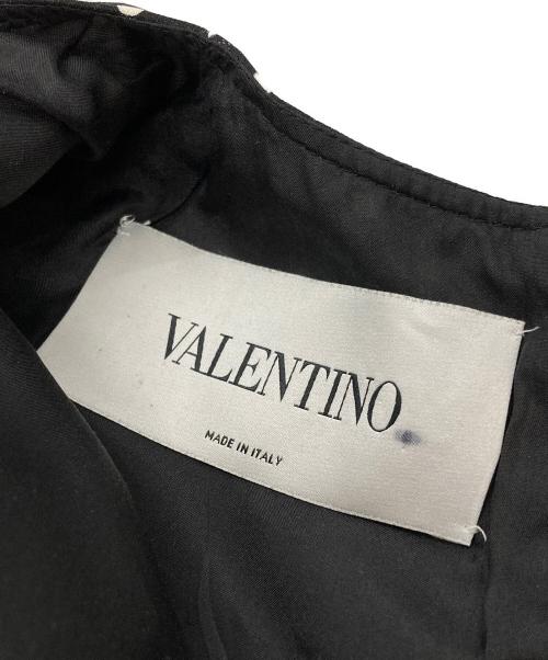 VALENTINO（ヴァレンティノ）VALENTINO (ヴァレンティノ) ドットワンピース/Dot one-piece ブラック サイズ:40の古着・服飾アイテム