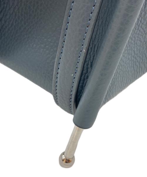 HARUNOBUMURATA（ハルノブ ムラタ）HARUNOBUMURATA (ハルノブ ムラタ) レザートートバッグ ブルーの古着・服飾アイテム