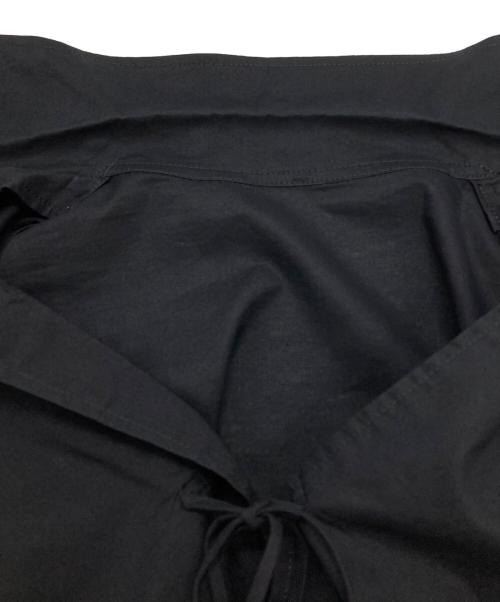 Yohji Yamamoto pour homme（ヨウジヤマモト プールオム）Yohji Yamamoto pour homme (ヨウジヤマモト プールオム) ローンリボンシャツ ブラック サイズ:3の古着・服飾アイテム