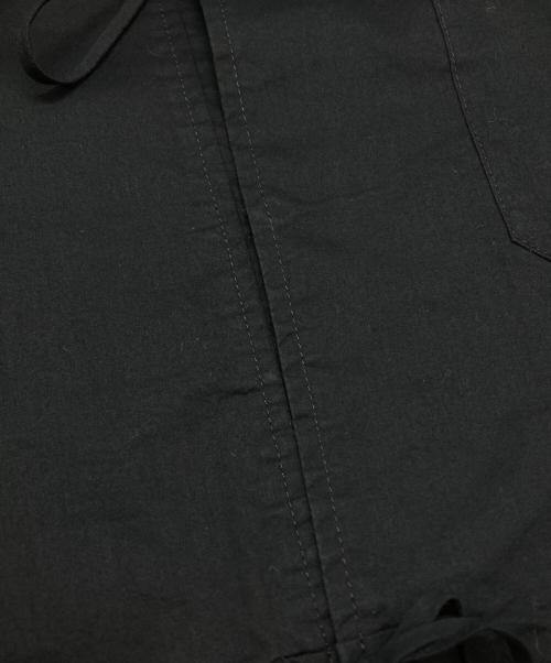 Yohji Yamamoto pour homme（ヨウジヤマモト プールオム）Yohji Yamamoto pour homme (ヨウジヤマモト プールオム) ローンリボンシャツ ブラック サイズ:3の古着・服飾アイテム