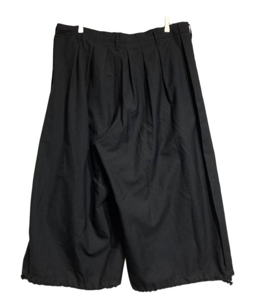 GROUND Y（グラウンドワイ）GROUND Y (グラウンドワイ) T-W Gabardine WIDE Pants ブラック サイズ:3の古着・服飾アイテム