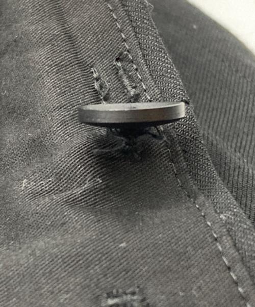 GROUND Y（グラウンドワイ）GROUND Y (グラウンドワイ) T-W Gabardine WIDE Pants ブラック サイズ:3の古着・服飾アイテム