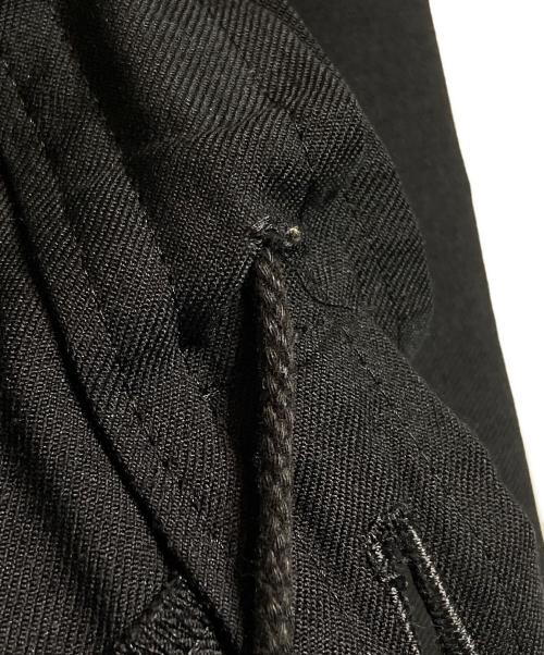 GROUND Y（グラウンドワイ）GROUND Y (グラウンドワイ) Gaberdine Sarouel Straight Pants ブラック サイズ:3の古着・服飾アイテム