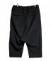 GROUND Y (グラウンドワイ) Gaberdine Sarouel Straight Pants ブラック サイズ:3：16000円