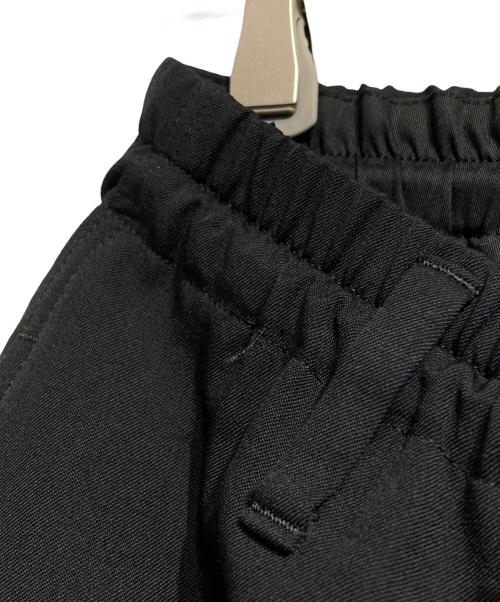 GROUND Y（グラウンドワイ）GROUND Y (グラウンドワイ) WOOL GABARDINE INSEAM BUTTON SAROUEL PANTS ブラック サイズ:3の古着・服飾アイテム