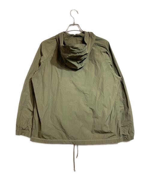 and wander（アンドワンダー）and wander (アンドワンダー) NYLON TAFFETA HOODED JACKET カーキ サイズ:3の古着・服飾アイテム