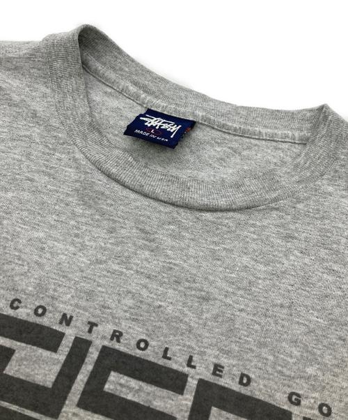 stussy（ステューシー）stussy (ステューシー) LIMIT Tee グレー サイズ:Lの古着・服飾アイテム
