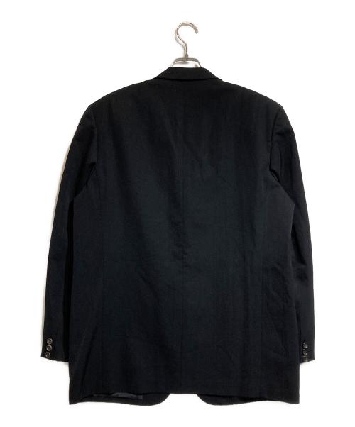 COMME des GARCONS HOMME（コムデギャルソン オム）COMME des GARCONS HOMME (コムデギャルソン オム) ウールギャバテーラードジャケット ブラック サイズ:Ｌの古着・服飾アイテム