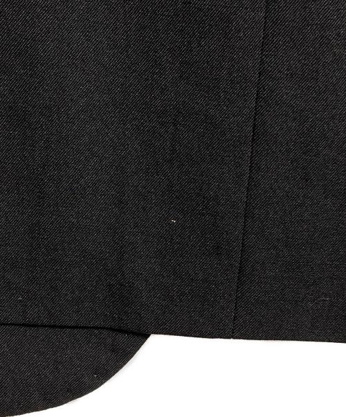 COMME des GARCONS HOMME（コムデギャルソン オム）COMME des GARCONS HOMME (コムデギャルソン オム) ウールギャバテーラードジャケット ブラック サイズ:Ｌの古着・服飾アイテム