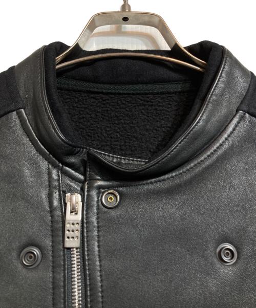 CARPE DIEM（カルペディエム）CARPE DIEM (カルペディエム) STRECH LEATHER SE-RIDERS ブラック サイズ:Ｌの古着・服飾アイテム