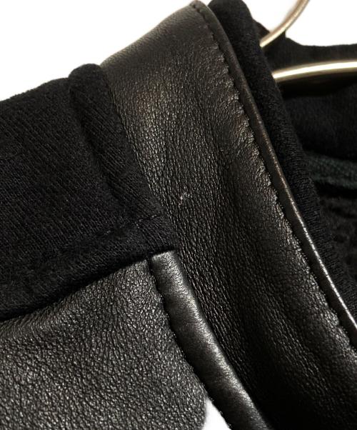 CARPE DIEM（カルペディエム）CARPE DIEM (カルペディエム) STRECH LEATHER SE-RIDERS ブラック サイズ:Ｌの古着・服飾アイテム