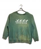BOWWOWバウワウ）の古着「CHAIN GANG SWEATSHIRTS AGING」｜グリーン