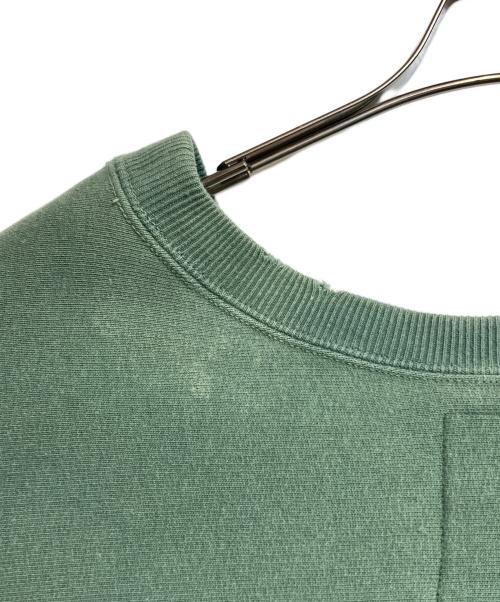 BOWWOW（バウワウ）BOWWOW (バウワウ) CHAIN GANG SWEATSHIRTS AGING グリーン サイズ:XLの古着・服飾アイテム