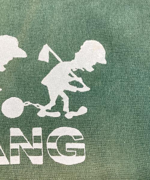 BOWWOW（バウワウ）BOWWOW (バウワウ) CHAIN GANG SWEATSHIRTS AGING グリーン サイズ:XLの古着・服飾アイテム