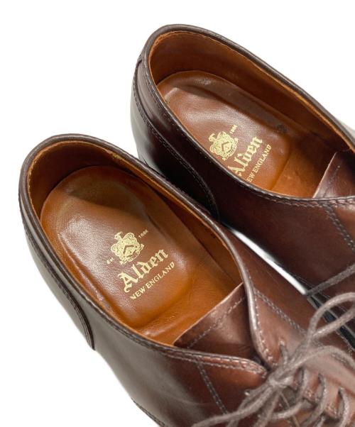 Alden（オールデン）Alden (オールデン) 968外羽根Uチップシューズ ブラウン サイズ:7 1/2(B/D)の古着・服飾アイテム