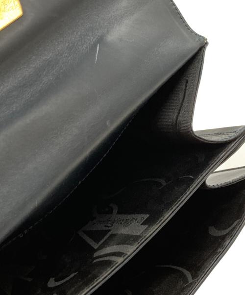 Salvatore Ferragamo（サルヴァトーレ フェラガモ）Salvatore Ferragamo (サルヴァトーレ フェラガモ) ガンチーニ2wayバッグ ネイビーの古着・服飾アイテム