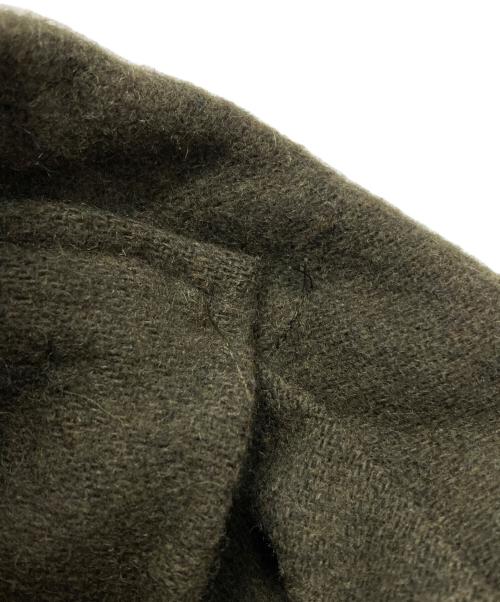 BLACK COMME des GARCONS（ブラックコムデギャルソン）BLACK COMME des GARCONS (ブラックコムデギャルソン) 縮絨ウールドッキングジャケット グリーン サイズ:XSの古着・服飾アイテム