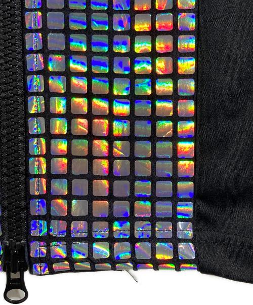 FOTUS（フェトウス）FOTUS (フェトウス) ホログラムジップワンピース ブラック サイズ:Sの古着・服飾アイテム