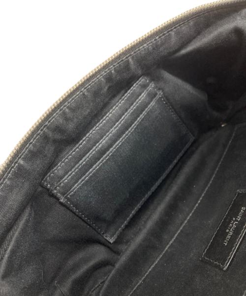 Saint Laurent Paris（サンローランパリ）Saint Laurent Paris (サンローランパリ) ウエストレザーバッグ ブラックの古着・服飾アイテム