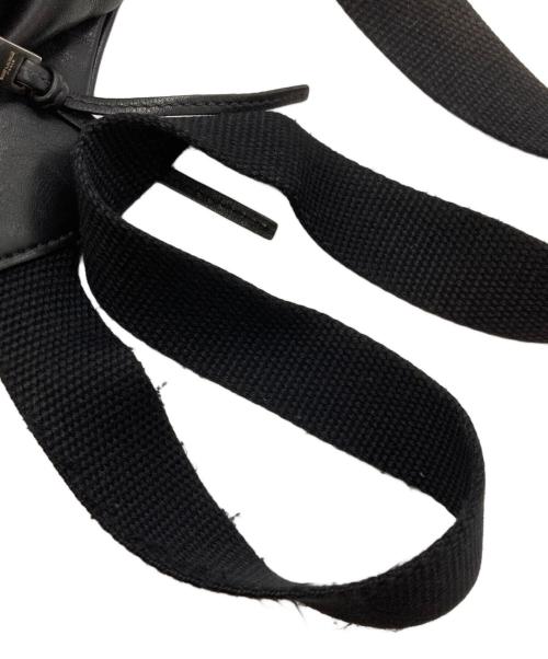 Saint Laurent Paris（サンローランパリ）Saint Laurent Paris (サンローランパリ) ウエストレザーバッグ ブラックの古着・服飾アイテム