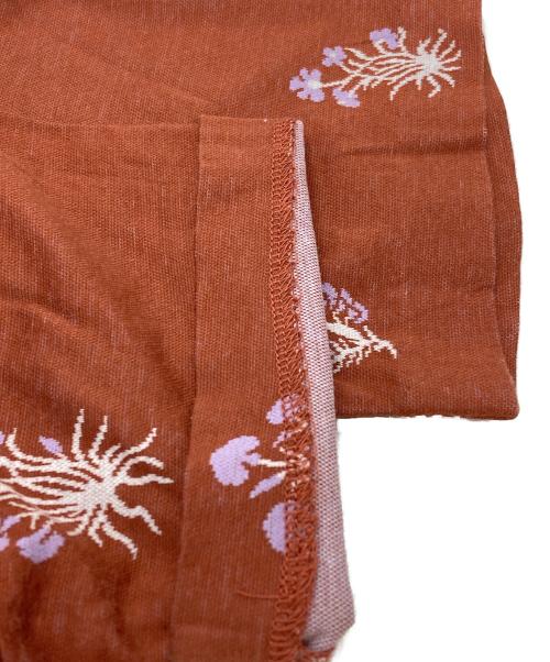Mame Kurogouchi（マメクロゴウチ）mame kurogouchi (マメクロゴウチ) FLOWER JACQUARD DRESS/フラワー・ジャカード・ドレス ブラウン サイズ:1の古着・服飾アイテム