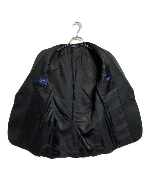 POLO RALPH LAUREN（ポロ・ラルフローレン）POLO RALPH LAUREN (ポロ・ラルフローレン) ポロベアジャガードスモーキングジャケット ブラック サイズ:36の古着・服飾アイテム