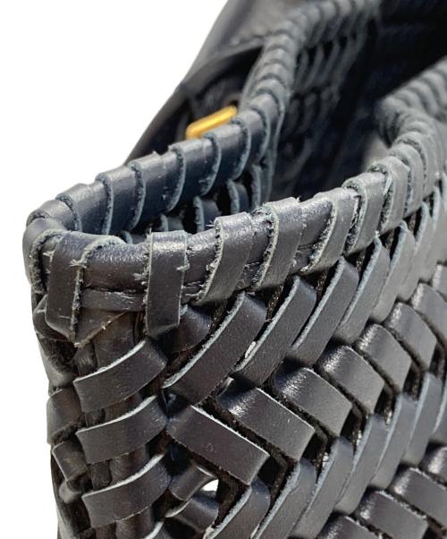 ANYA HINDMARCH（アニヤ・ハインドマーチ）ANYA HINDMARCH (アニヤ・ハインドマーチ) ハートモチーフニーソンレザーバッグ ネイビーの古着・服飾アイテム