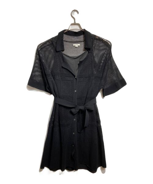 Ameri（アメリ）AMERI (アメリ) 2WAY KNIT ROMPERS SHIRT/2WAYニットロンパースシャツ ブラック サイズ:Mの古着・服飾アイテム