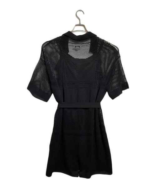 Ameri（アメリ）AMERI (アメリ) 2WAY KNIT ROMPERS SHIRT/2WAYニットロンパースシャツ ブラック サイズ:Mの古着・服飾アイテム