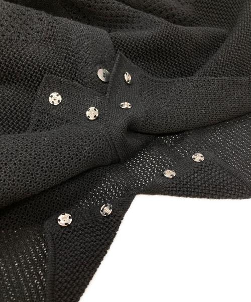 Ameri（アメリ）AMERI (アメリ) 2WAY KNIT ROMPERS SHIRT/2WAYニットロンパースシャツ ブラック サイズ:Mの古着・服飾アイテム