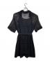AMERI (アメリ) 2WAY KNIT ROMPERS SHIRT/2WAYニットロンパースシャツ ブラック サイズ:M：5000円