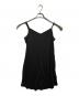 中古・古着 AMERI (アメリ) 2WAY KNIT ROMPERS SHIRT/2WAYニットロンパースシャツ ブラック サイズ:M：5000円