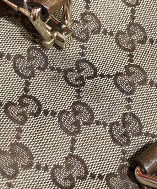 GUCCI（グッチ）GUCCI (グッチ) ニュージャッキーハンドバッグ ブラウンの古着・服飾アイテム